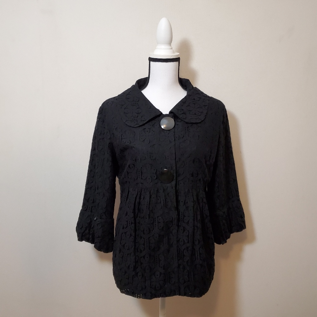 Kensei Black Blouse Large